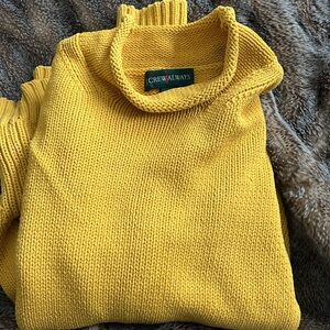 J. Crew Yellow Turtleneck Sweater